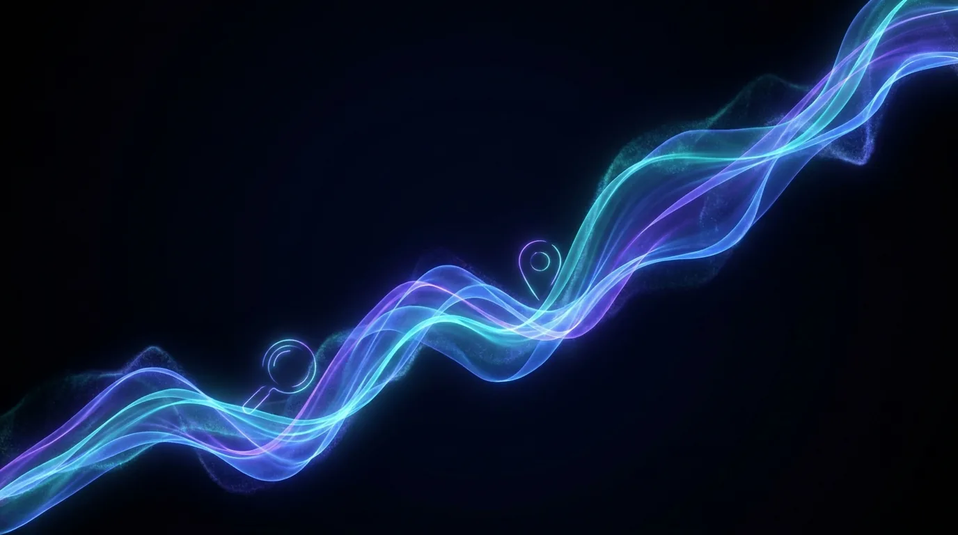 Organic search traffic growth visualization